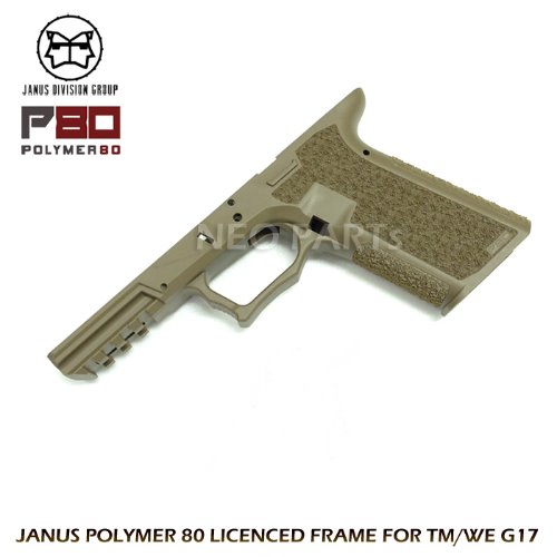 JANUS P80 LICENSED FRAME FOR G17/DESERT EARTH