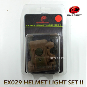 ELEMENT 헬멧라이트 SET II(블랙,탄)
