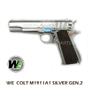 WE COLT M1911A1 SILVER GEN.2